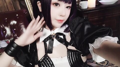 [Cosplay] 小容仔咕咕咕w 酒吞童子女仆 [46P1V-308MB]
