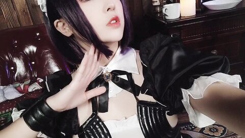 [Cosplay] 小容仔咕咕咕w 酒吞童子女仆 [46P1V-308MB]