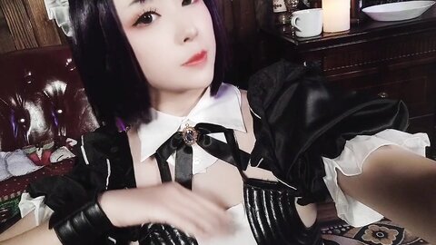 [Cosplay] 小容仔咕咕咕w 酒吞童子女仆 [46P1V-308MB]