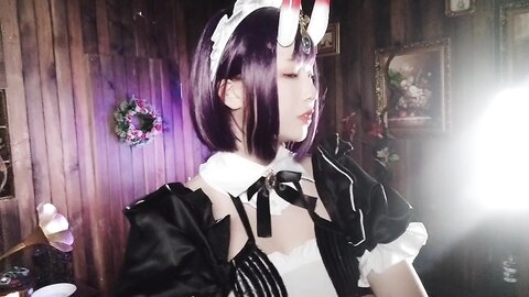[Cosplay] 小容仔咕咕咕w 酒吞童子女仆 [46P1V-308MB]