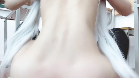 [Cosplay] PoppaChan - Frieren Winter 芙莉莲·黑丝短靴冬装 +S (7)