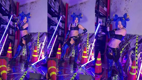 [Cosplay] ZinieQ - Valorant 无畏契约-霓虹+S (2)