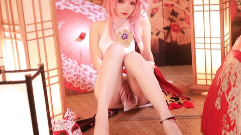 [Cosplay] 雪晴Astra 原神 八重神子 [60P2V-1.67GB] (2)
