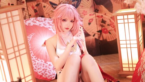 [Cosplay] 雪晴Astra 原神 八重神子 [60P2V-1.67GB] (2)