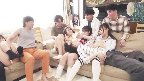 A Plain Girl From My Class Was Invited To Her First Orgy Party  Scene 1