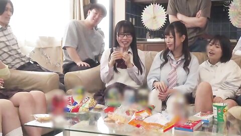 A Plain Girl From My Class Was Invited To Her First Orgy Party  Scene 1