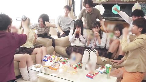 A Plain Girl From My Class Was Invited To Her First Orgy Party  Scene 1