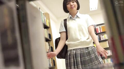 I Saw The Panty Shots Of Female Students In The Library  Scene 1