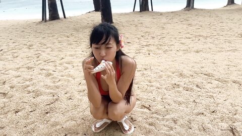 Natural beauty at the gym and the beach