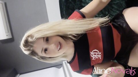 Busty Blonde Gives Her Tight Pink Ass But First Uses A Butt Plug For Tr