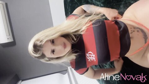 Busty Blonde Gives Her Tight Pink Ass But First Uses A Butt Plug For Tr