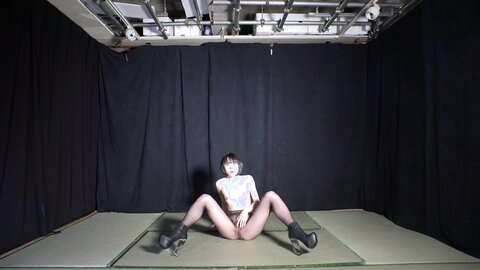 Japansubgirl Transparent Leotard And Pantyhose Strip