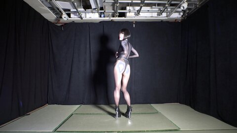 Japansubgirl Transparent Leotard And Pantyhose Strip