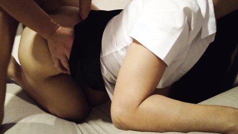 Thai Student With Perfect Body Gets Fucked Before Going To School