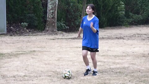 【千葉祐夕】可愛すぎるサッカー大好き美女、水着デビュー&初登場♡【YM15号】