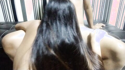 Hot Asian Girl Blowjob She Enjoyed To Play My Cock Until I Cum