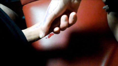 Asian Slut Jerks Me Off On The Massage Table And I Cum On Her Little Pu