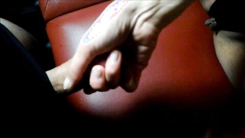Asian Slut Jerks Me Off On The Massage Table And I Cum On Her Little Pu
