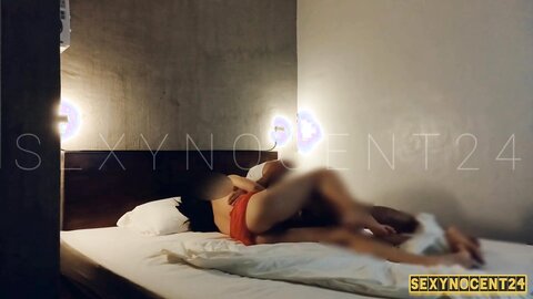 Hot Pinay Couple Foreplay Landian Muna Bago Matulog