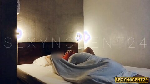 Hot Pinay Couple Foreplay Landian Muna Bago Matulog