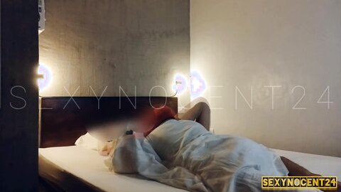 Hot Pinay Couple Foreplay Landian Muna Bago Matulog