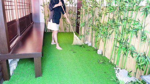 Japanese Ancient Tradition Lonely Virgin Girl Fuck With Servant