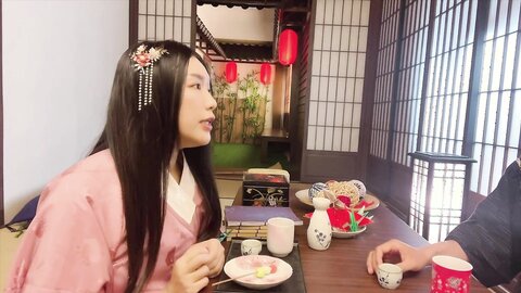 Japanese Ancient Tradition Lonely Virgin Girl Fuck With Servant