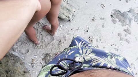 Tightpussy Asian Teen Seduces Me So I Fuck Her Hard In The Beach Big
