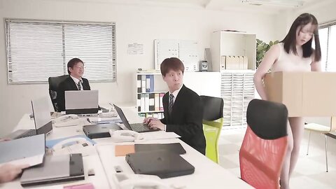 Miyaji Rio  Her Nerdy Boss Orders Her To Expose Herself Indoors Without A Bra  Scene 3