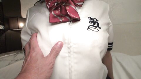 4835158 Strikingly similar to that national beauty! G-cup SSS-grade beauty in uniform hotel date – passionate lovemaking and pleasurable blowjob!!