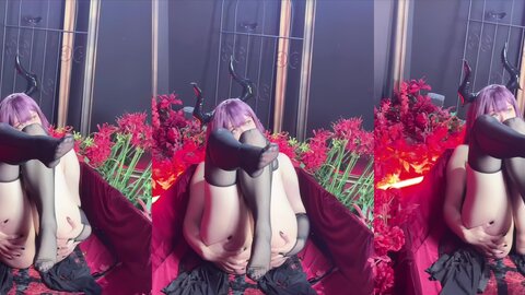 [Cosplay] Natsuko夏夏子 碧蓝航线 德文郡魅魔 [90P6V-1.05GB]
