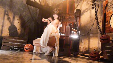 [Cosplay] 柒柒要乖哦 幽灵娘 [87P2V-1.66GB]