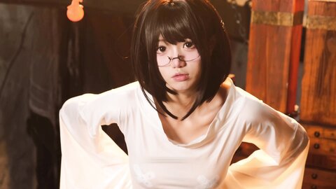 [Cosplay] 柒柒要乖哦 幽灵娘 [87P2V-1.66GB]