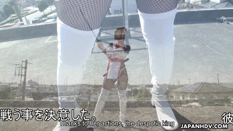 Asian  Super Hero Ninja Maria Ono  Scene 1 389