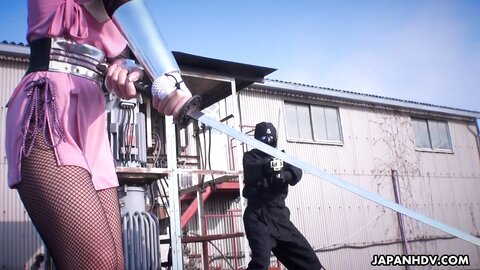 Asian  Super Hero Ninja Sumire Matsu  Scene 1 391