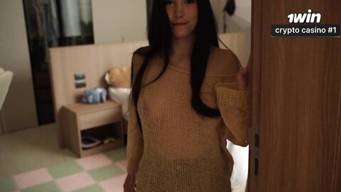 A Russian Asian Woman Is Shy Before Having Sex After School