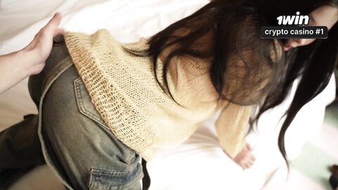 A Russian Asian Woman Is Shy Before Having Sex After School