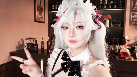 [Cosplay] 半半子 欧根亲王Bunny [62P7V-762MB] (5)