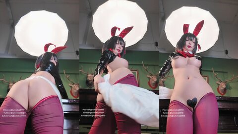 [Cosplay] UmekoJ - Rouge Unluckky Rabbit NIKKE[72P6V-1.46GB] (5)