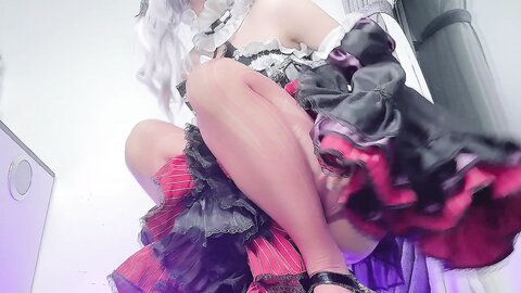 [Cosplay] PoppaChan - Murasaki Shion Dress (Vtuber)[88P10V-1.11GB] (5)