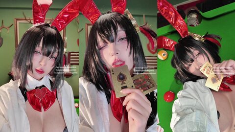 [Cosplay] UmekoJ - Rouge Unluckky Rabbit NIKKE[72P6V-1.46GB] (3)