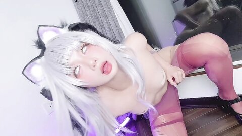 [Cosplay] PoppaChan - Murasaki Shion Dress (Vtuber)[88P10V-1.11GB] (2)