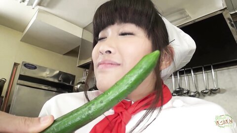 Chef And Restaurant Manager Discipline The Asian Cook By Making Her Squ