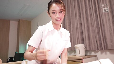 SNOS-142 Mio Sakura, An Active Nurse, Invites The Strong Ejaculation-dependent Runaway Dicks To A Throbbing...