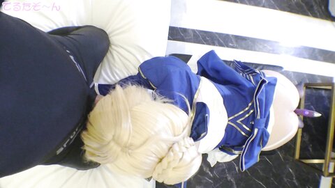4851326 Divine Style! **p**zsnsoqz Slim yet an E-cup? The model did FGO`s beautiful Saber body (Collapse Star Rail collaboration)! Plenty of creampie insemination sex edition