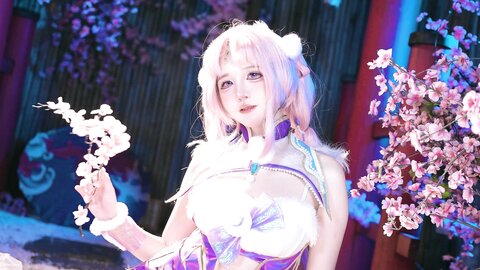 [Cosplay] 阿薰kaOri 永劫无间·殷紫萍 [61P1V-584MB]