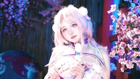 [Cosplay] 阿薰kaOri 永劫无间·殷紫萍 [61P1V-584MB]