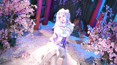 [Cosplay] 阿薰kaOri 永劫无间·殷紫萍 [61P1V-584MB]