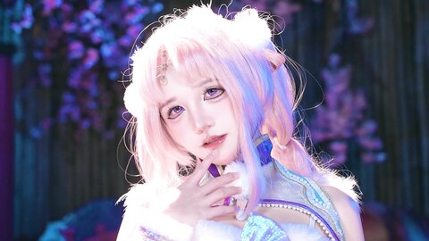 [Cosplay] 阿薰kaOri 永劫无间·殷紫萍 [61P1V-584MB]