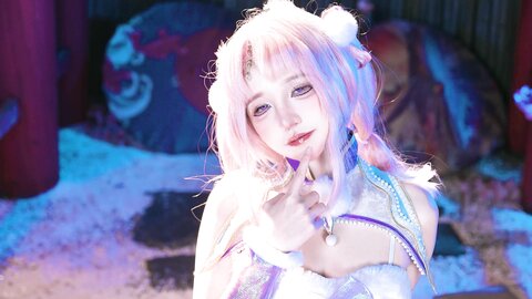 [Cosplay] 阿薰kaOri 永劫无间·殷紫萍 [61P1V-584MB]